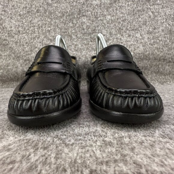 ✅SAS Tripad Comfort Womens 8.5N Black Leather Penny Loafers Slip-On Mocc Style - Picture 4 of 12
